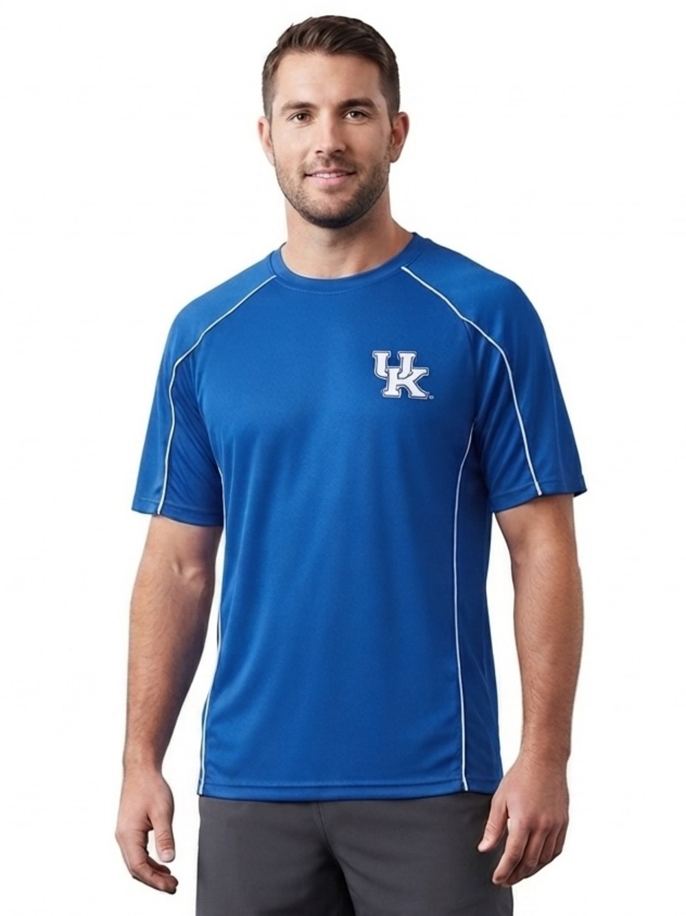 University of Kentucky Holloway Royal Blue Performance Shirt with White Logo
